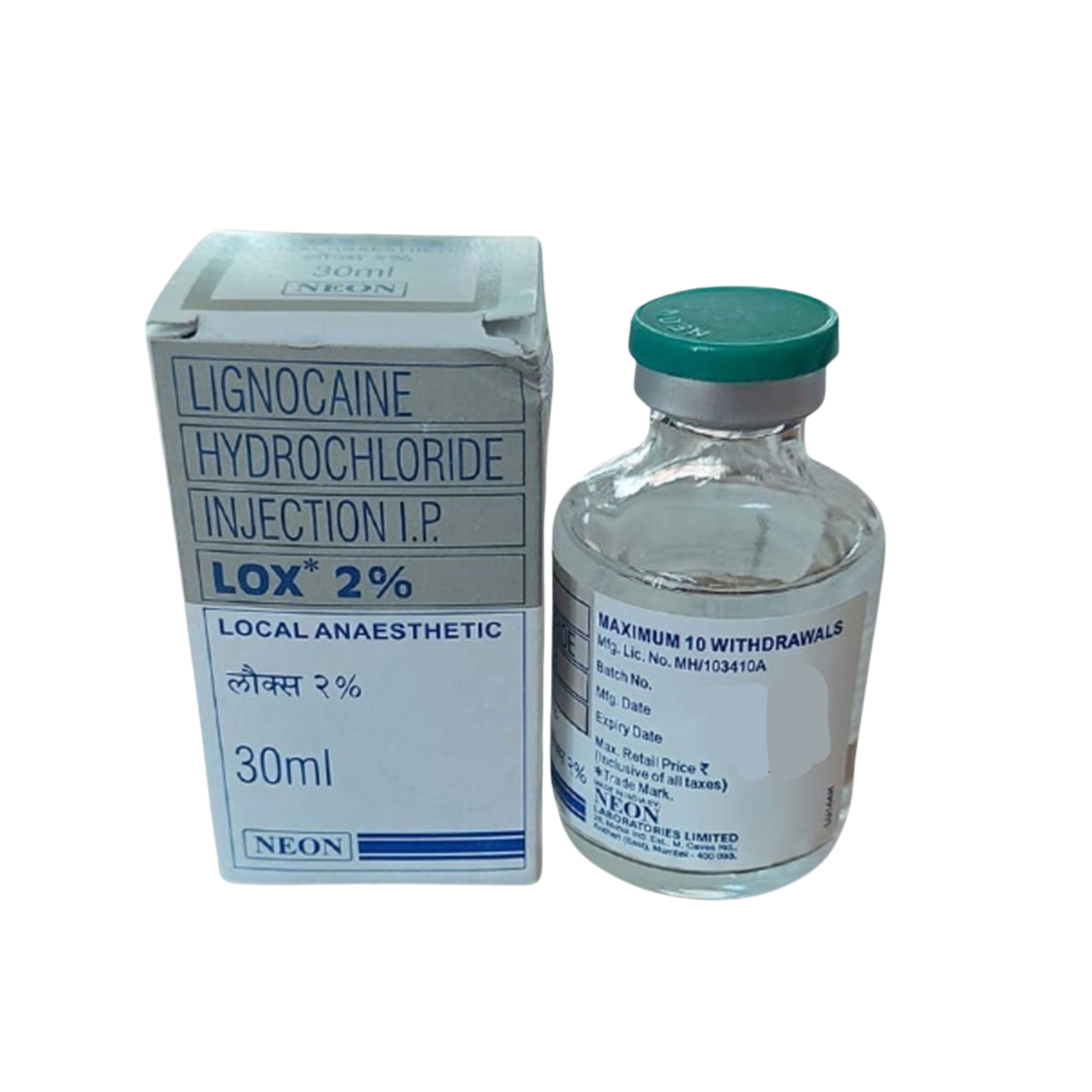 LOX 2% INJECTION 30 ML